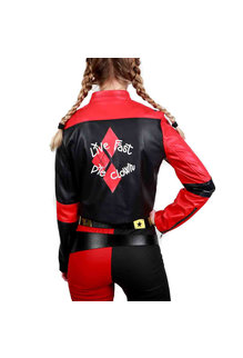 Harley Quinn Suicide Squad Cosplay Moto Jacket