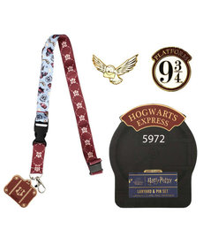 Harry Potter Hogwarts Express Lapel Pins & Lanyard Box Set
