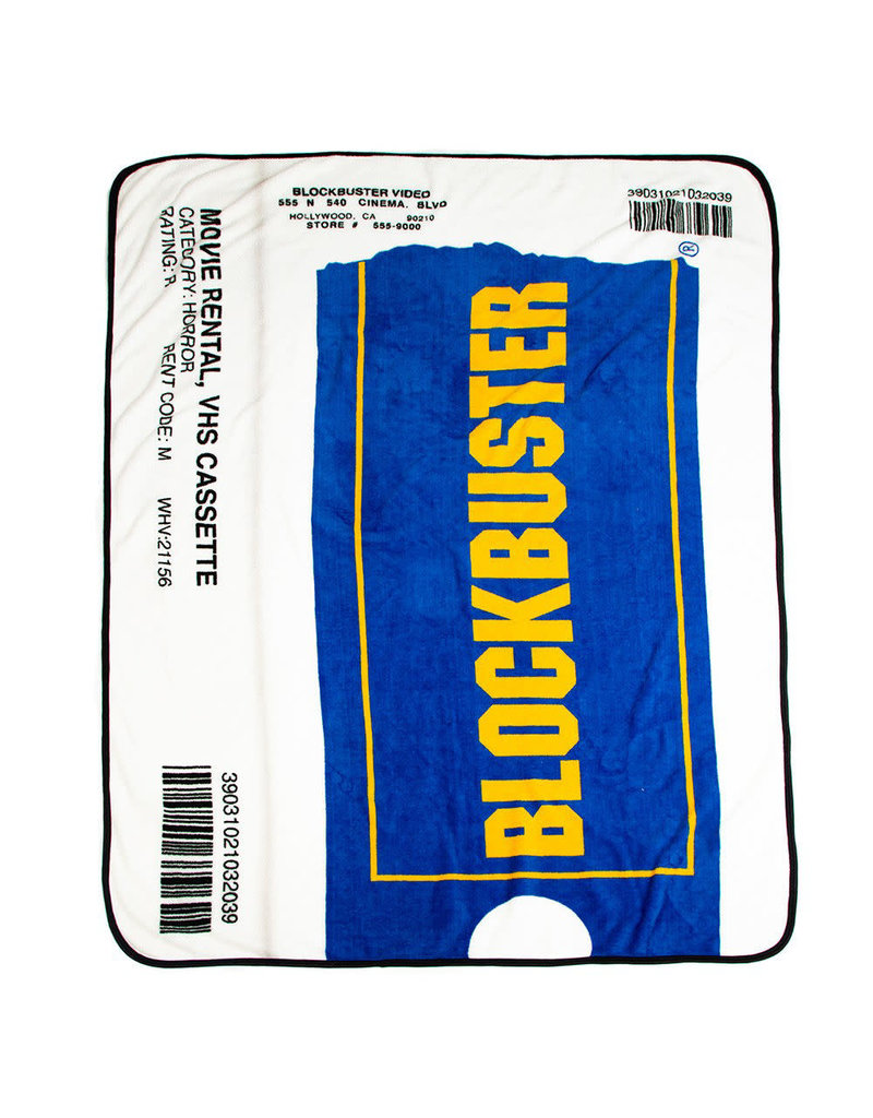Blockbuster VHS Case Digital Fleece Throw (48"60")