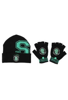 Slytherin Beanie & Glomitts Combo (Harry Potter)