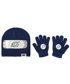 Naruto Hidden Leaf Village Youth Beanie & Gloves Combo