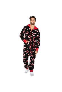 Adult Christmas Onesie Pajamas: Candy Cane Lane
