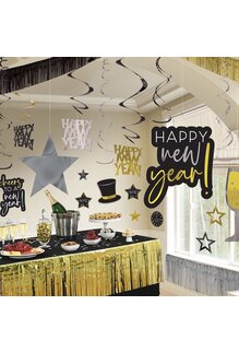 Amscan New Years Giant Room Decorating Kit (28pcs.)