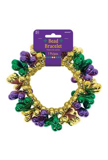 Amscan 7" Mardi Gras Bead Bracelet