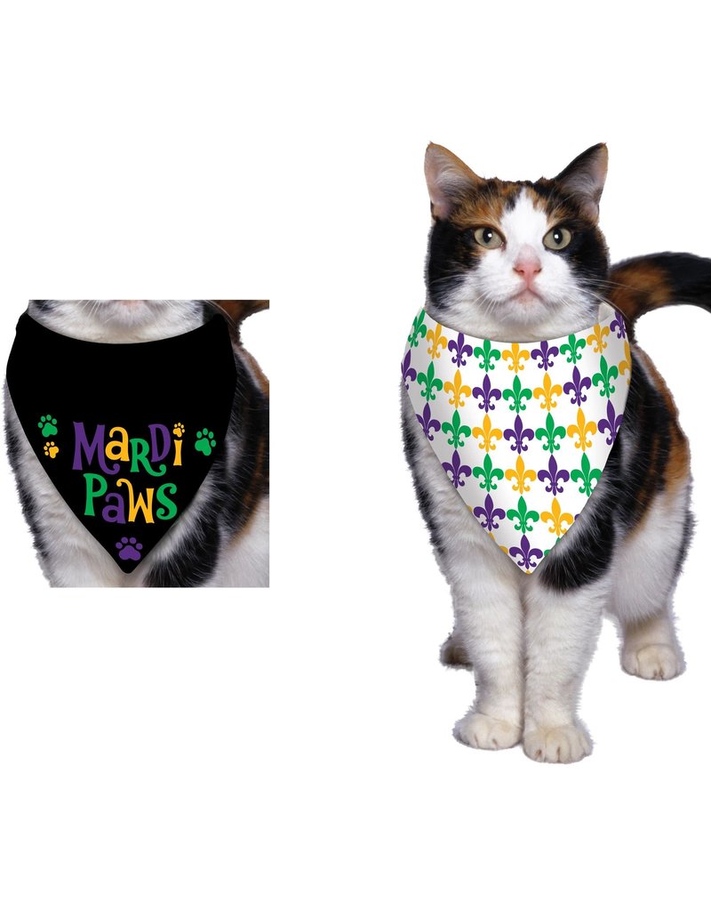 Amscan Mardi Paws Pet Bandana