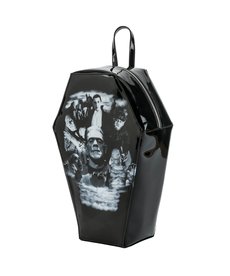 Universal Monster Collage Coffin Backpack (14"x9")