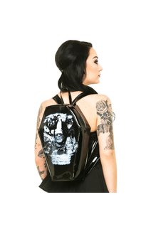 Universal Monster Collage Coffin Backpack (14"x9")