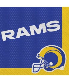 Amscan NFL Luncheon Napkins: Los Angeles Rams (16pk.)
