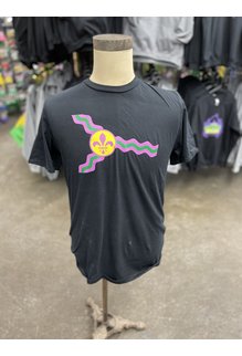 St. Louis Mardi Gras Flag T-Shirt