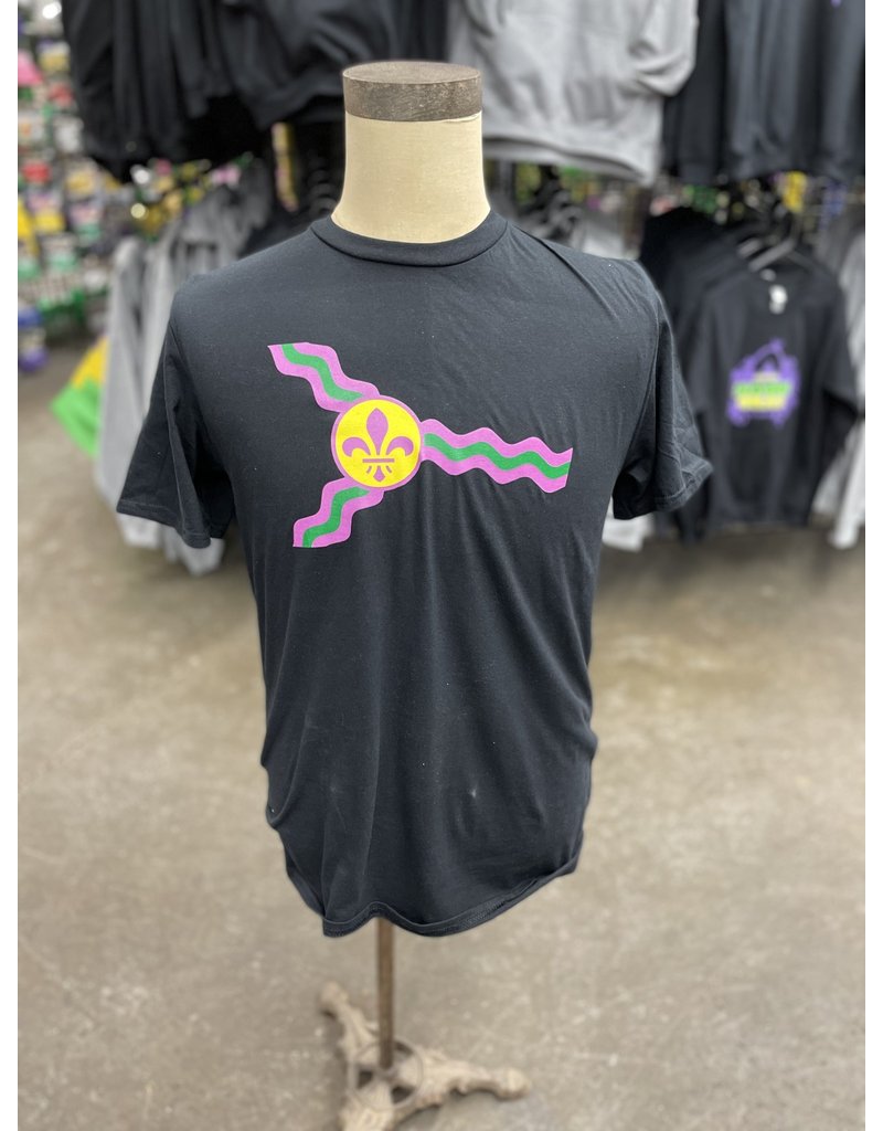 St. Louis Mardi Gras Flag T-Shirt