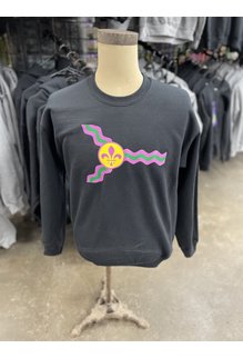 St. Louis Mardi Gras Flag Crewneck