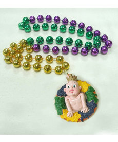Specialty Beads - Mardi Gras King Cake Baby