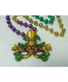 Specialty Beads - Venetian Mask w/ Fleur De Lis