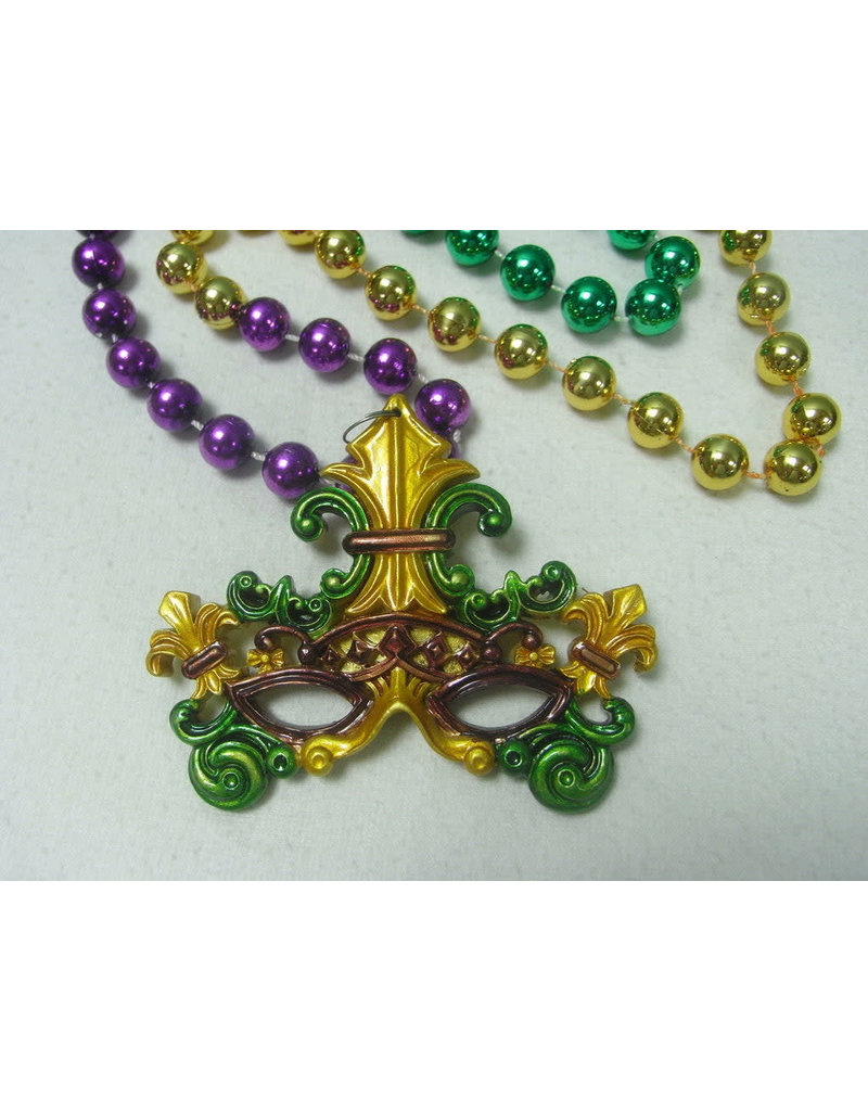 Specialty Beads - Venetian Mask w/ Fleur De Lis