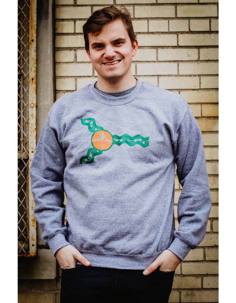 Saint Louis Flag St. Patrick's Day Crewneck