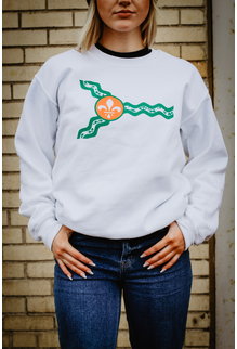 Saint Louis Flag St. Patrick's Day Crewneck