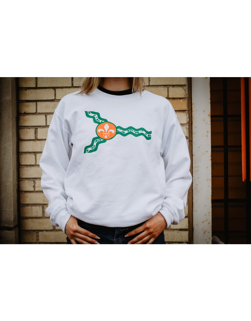 Saint Louis Flag St. Patrick's Day Crewneck