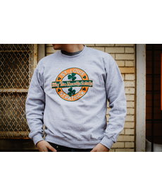 My Two Favorite Saints, St. Louis & St. Patrick (Grey) Sweatshirt