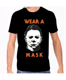 Halloween T-Shirt: Michael Myers Wear A Mask