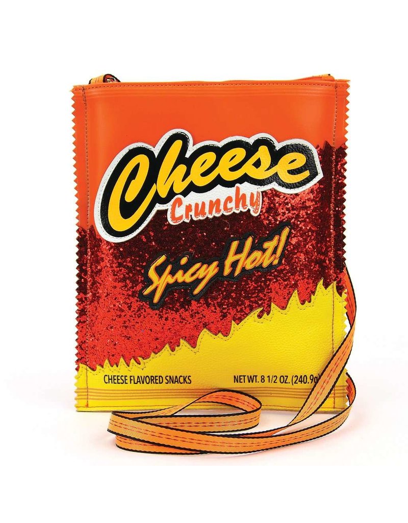 Crossbody Vinyl Bag: Cheese Crunch