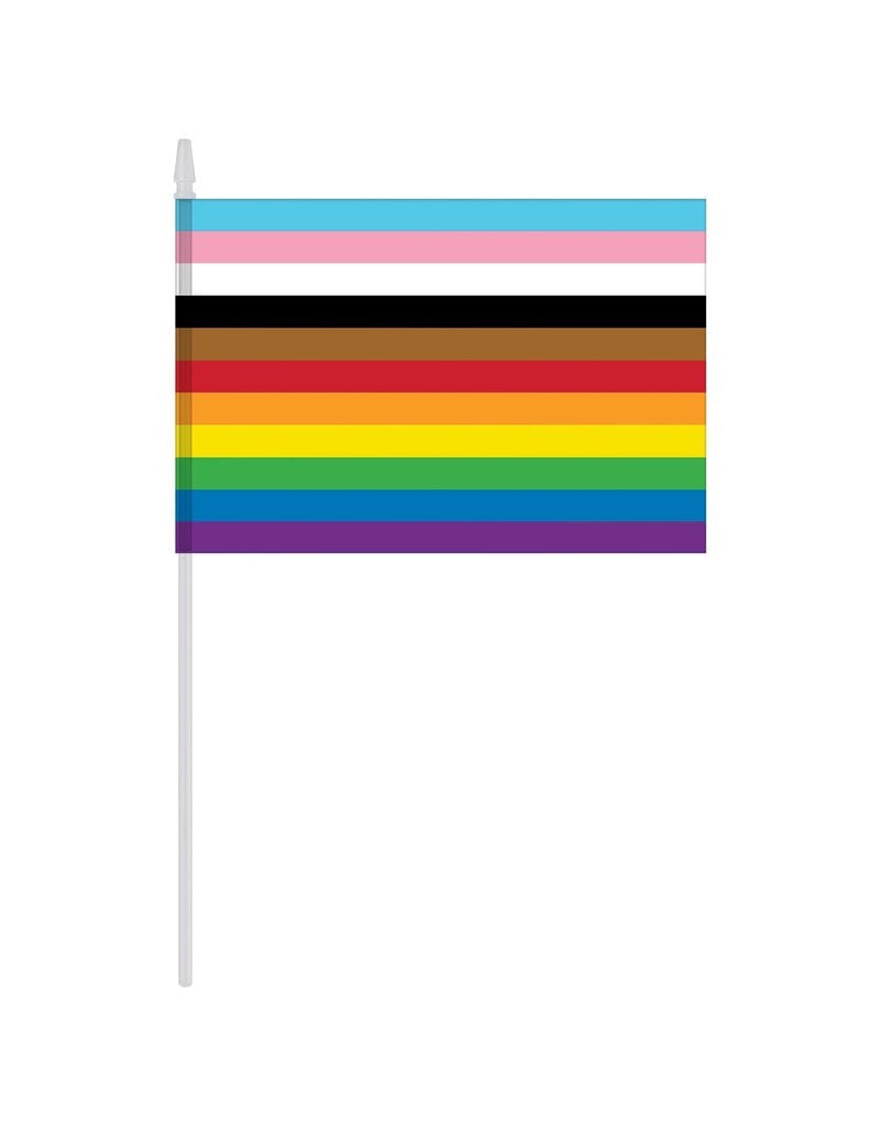 Handheld Rainbow Flag