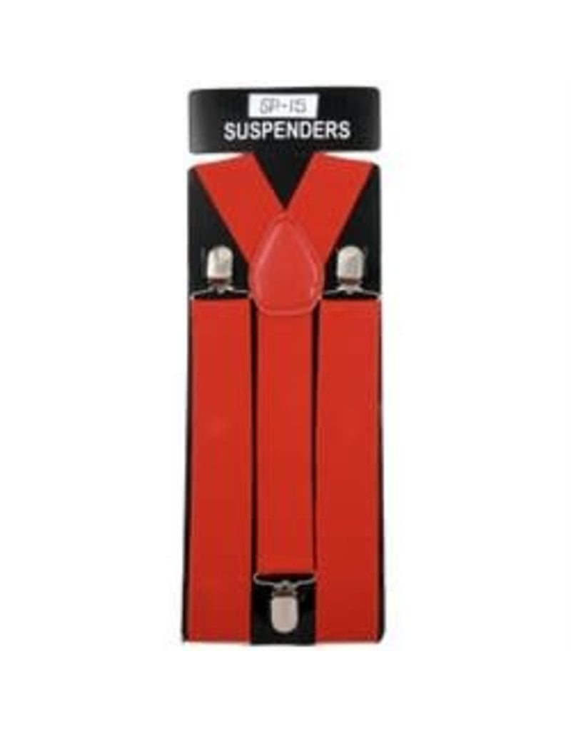 Suspenders - Red (SP-34)