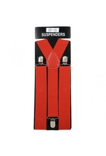 Suspenders - Red (SP-34)