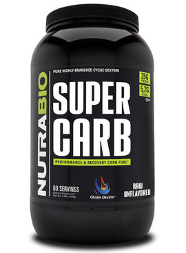 NutraBio NutraBio Super Carb  60 Svgs Unflavored