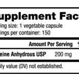 NutraBio NutraBio Caffeine Pills 200mg 100 caps