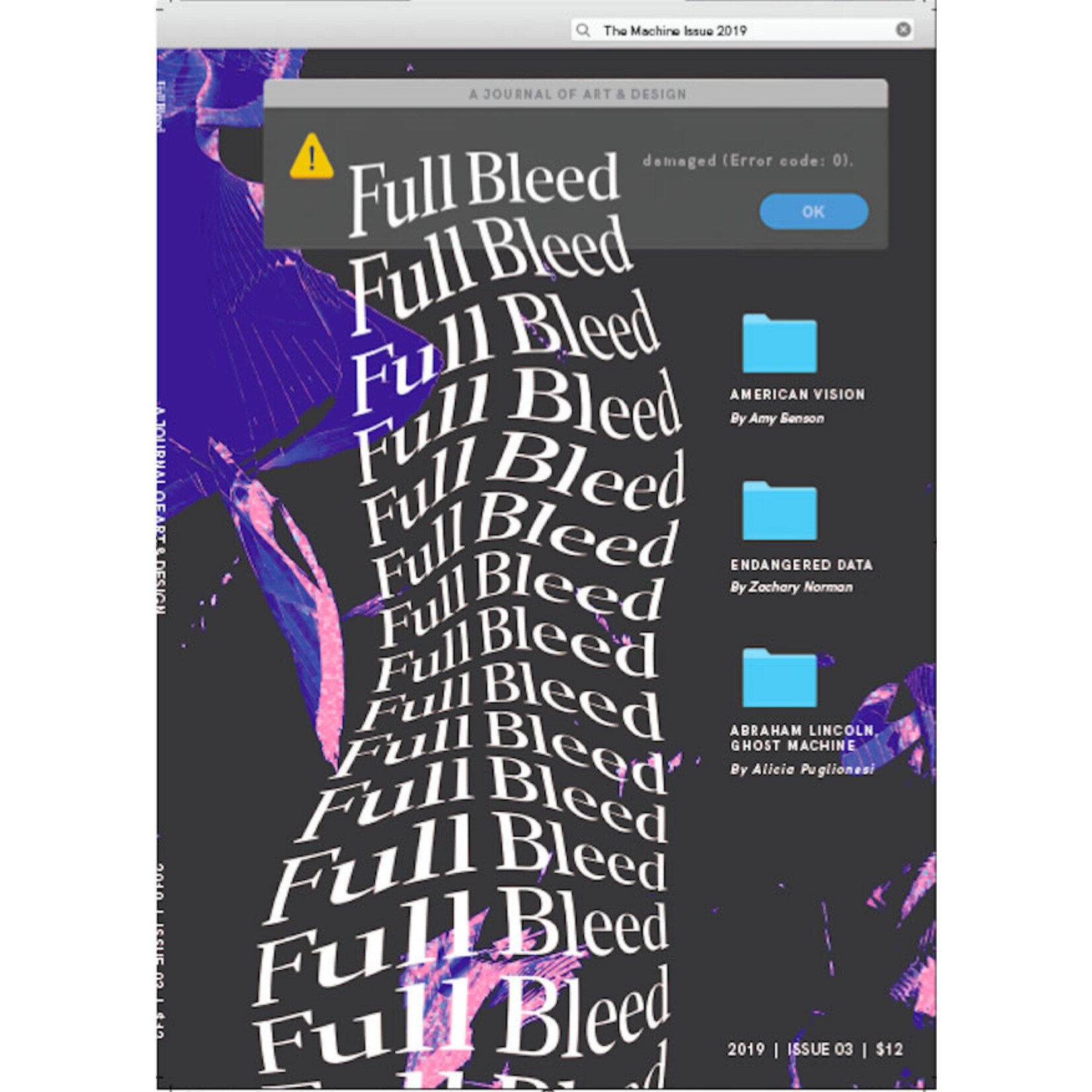 Full Bleed: The Machine Issue #3