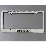 MICA Chrome Plastic License Frame