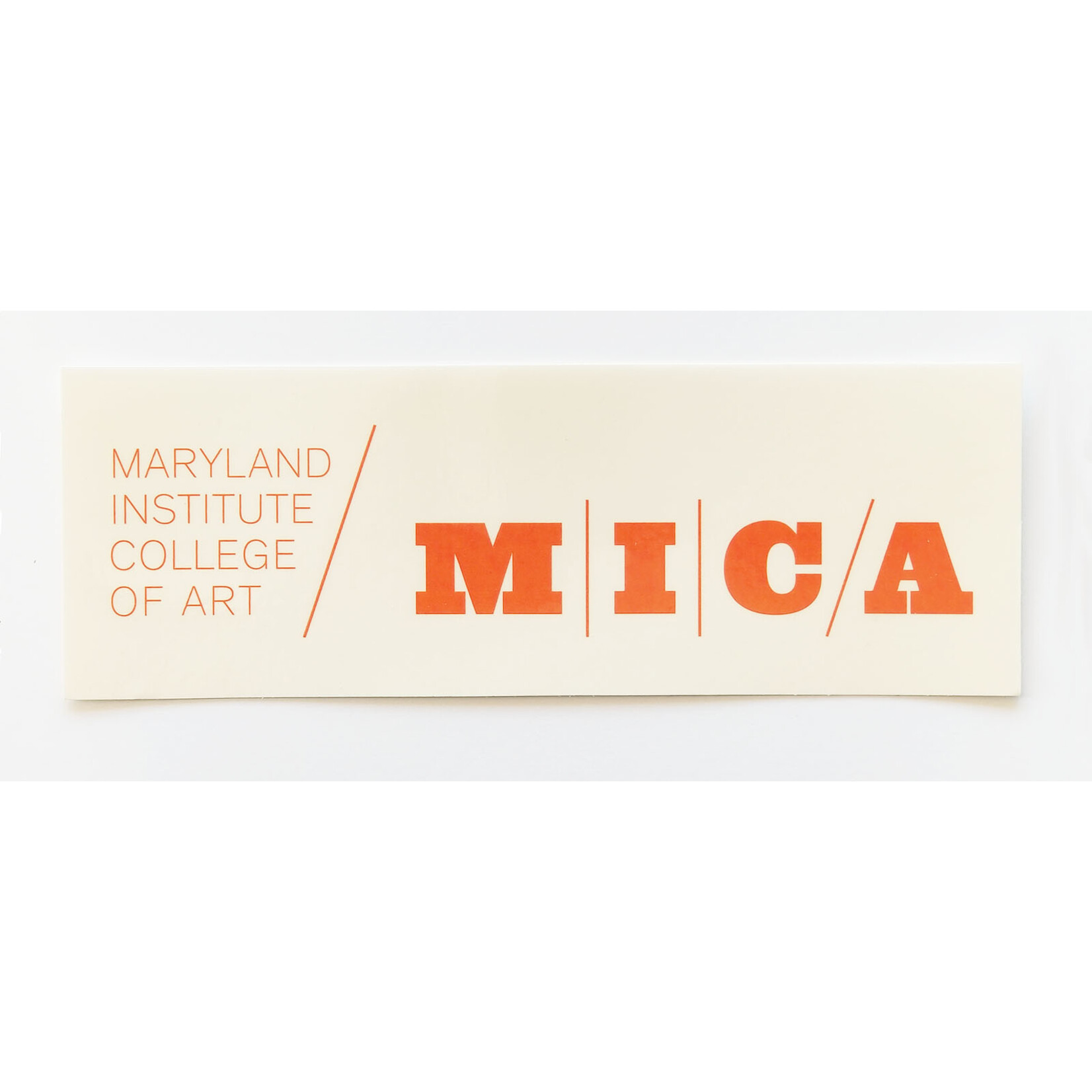 MICA Sticker - Sticky Back Vinyl 3.5" X 10"