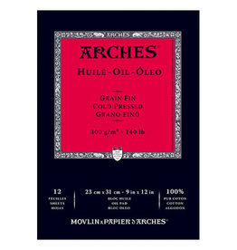 Arches Arches Oil Paper Pads, 12'' X 16'' 12 Shts./Pad