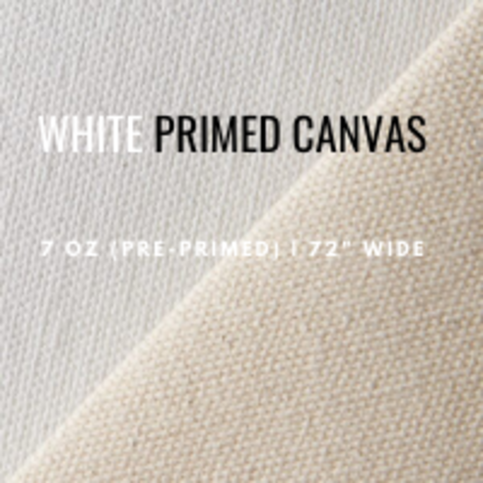 C.R. Daniels Primed Canvas 72'' White By The Foot