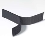 Uline Velcro 1" Black Adhesive Backed By The Foot
