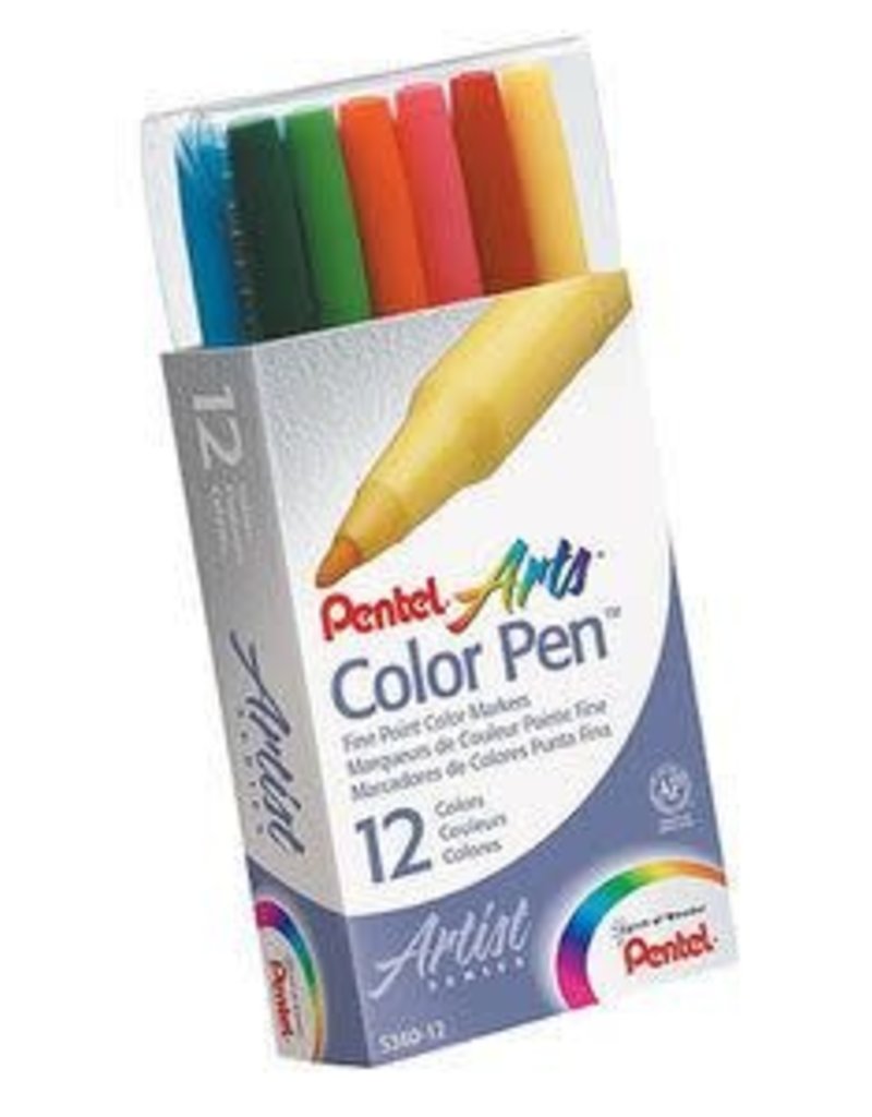 Pentel Color Pen Set Of 12