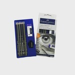 Faber Castel Creative Studio Sketch Sets, 8 Pencils, Eraser & Sharpener