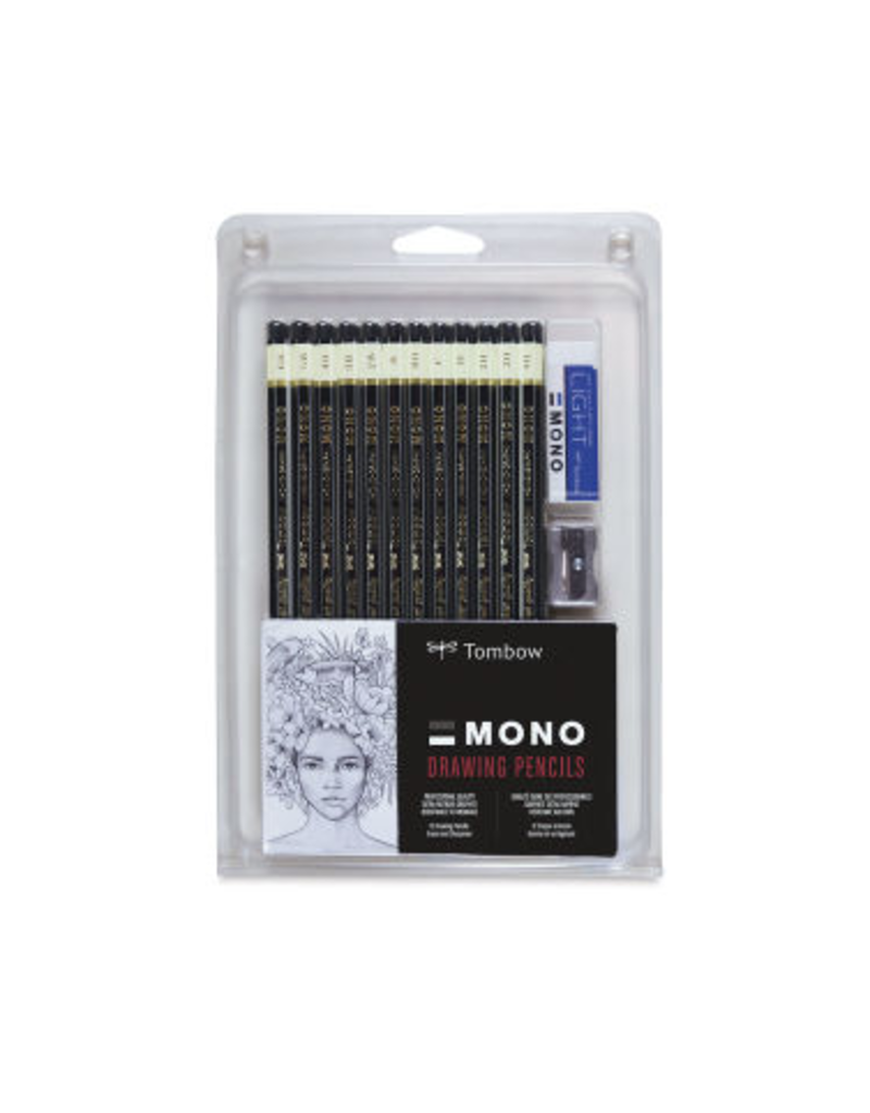 Tombow Mono Professional Drawing Pencil Set, 12 Pieces