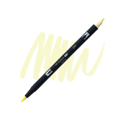 Tombow Dual Brush-Pen 090 Baby Yellow - MICA Store