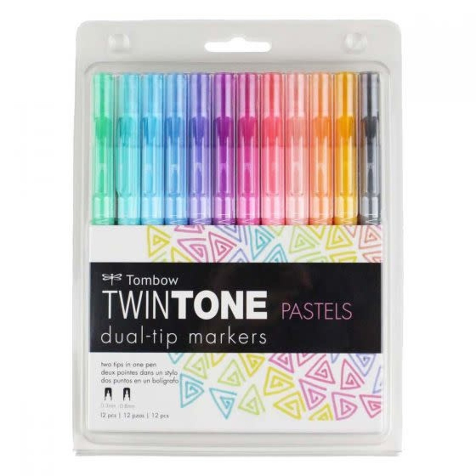 Tombow Twintone Set 12/Pastel