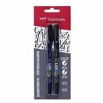 Tombow Fudenosuke Brush Pen Hard & Soft Black