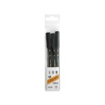 Yasutomo Y&C Calligraphy Set 3 Sizes/Black
