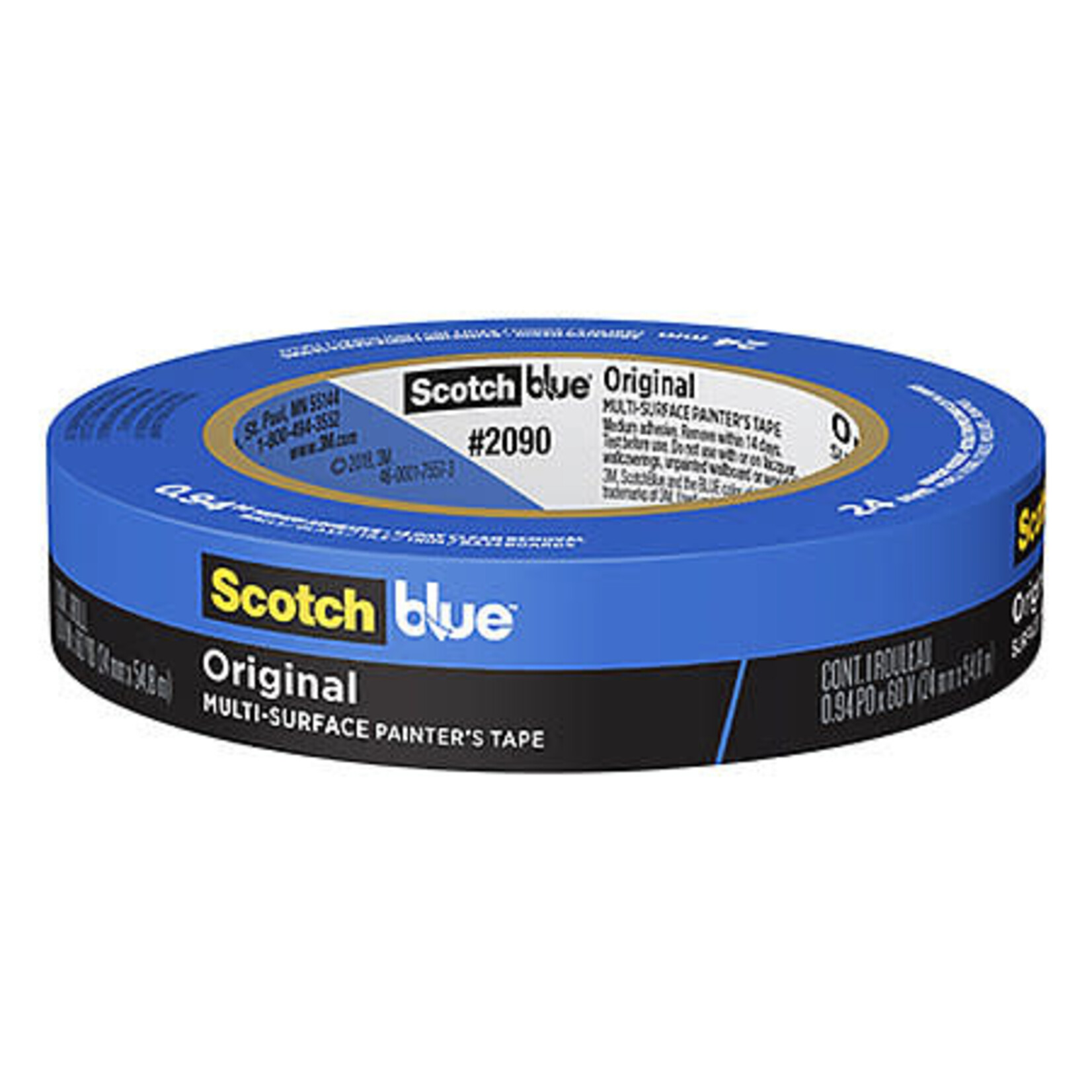 Scotch 3m Tape 2090 Painter Mask Blue 3/4 X60Y