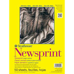 Strathmore Newsprint Paper Pads 300 Series, Rough, 24'' X 36''