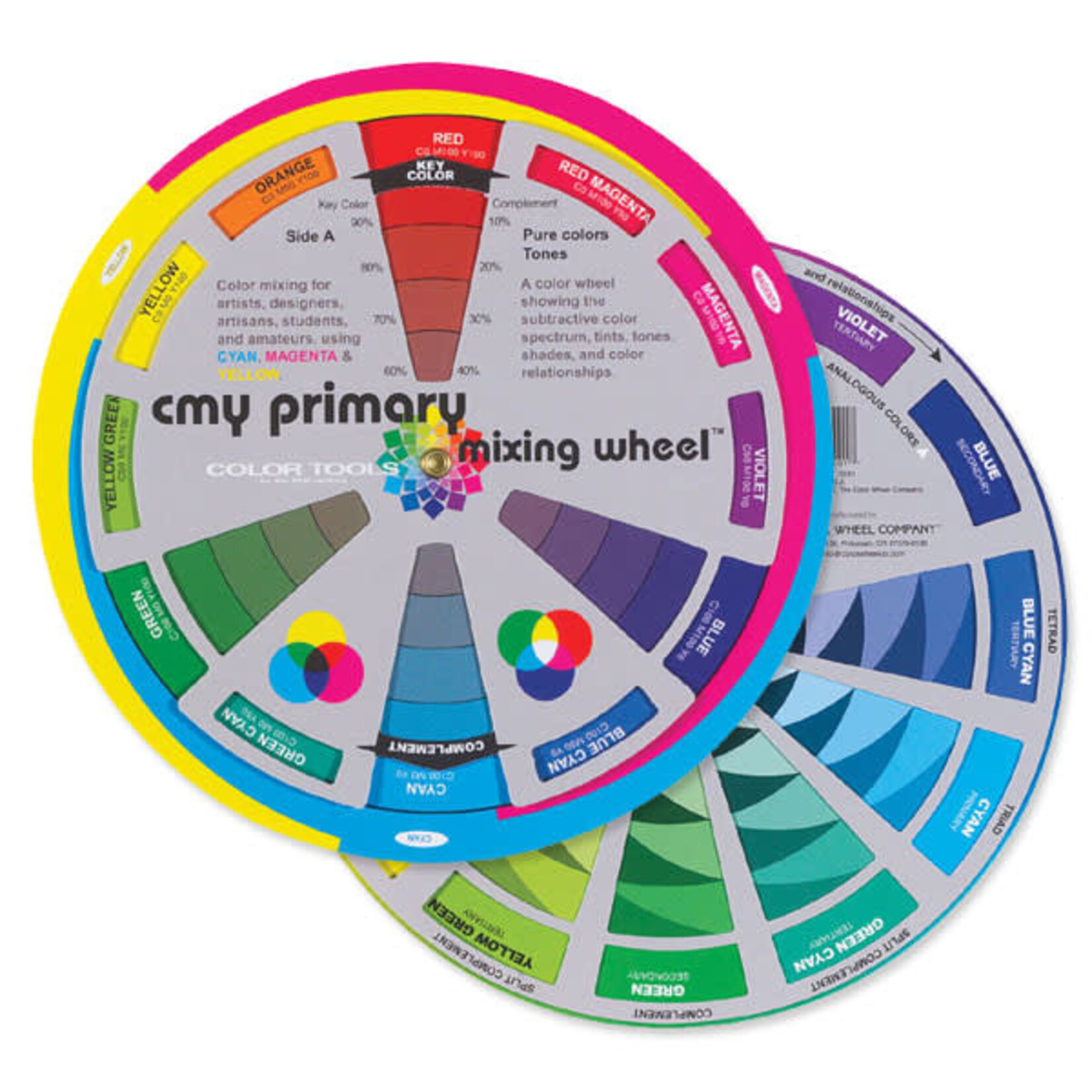 Color Wheel Co Cmy Primary Mix Wheel 7 3/4