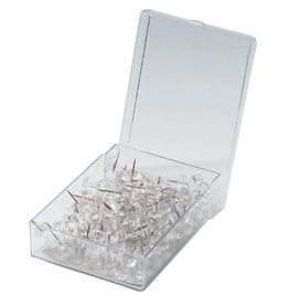 Alvin Alvin Clear Push Pins - 100 Count