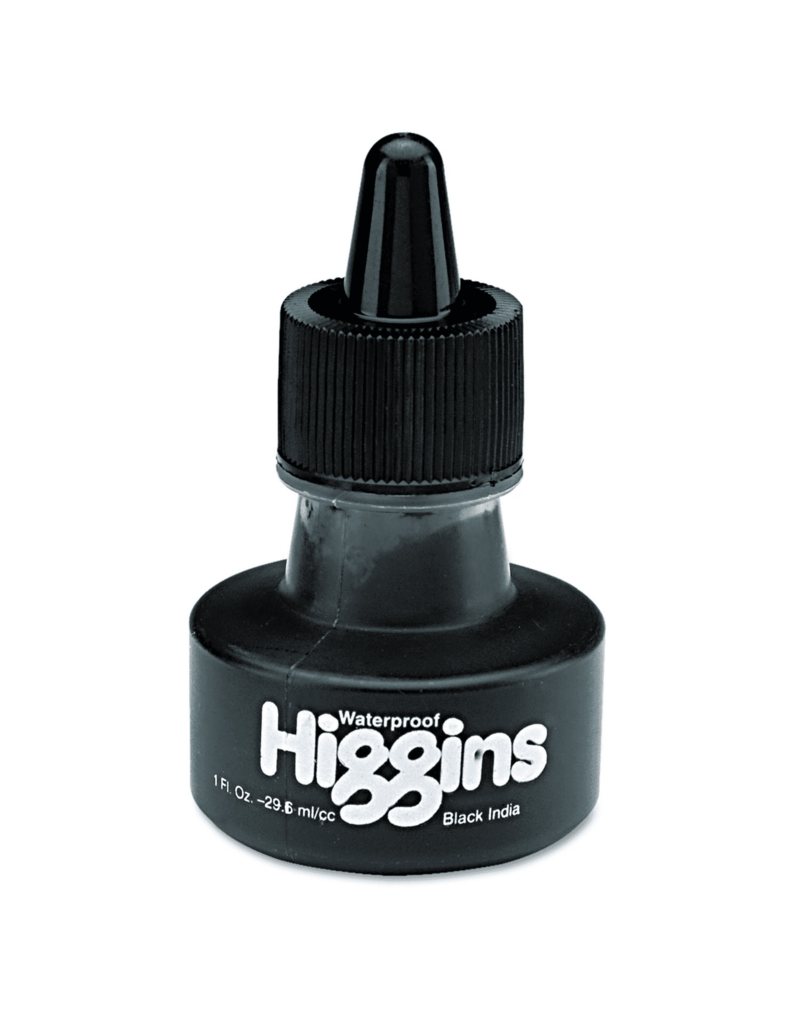 Higgins Black India Ink Waterproof 1 oz