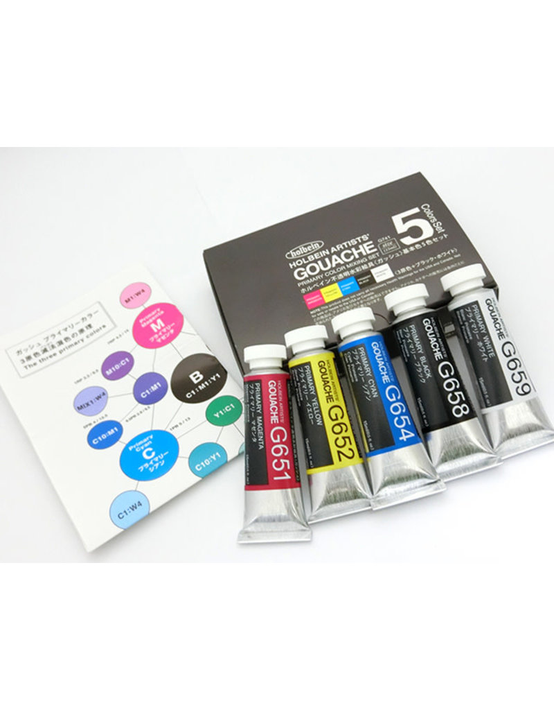 Designers Gouache 5-Color 15Ml Mixing Colors Set - MICA Store