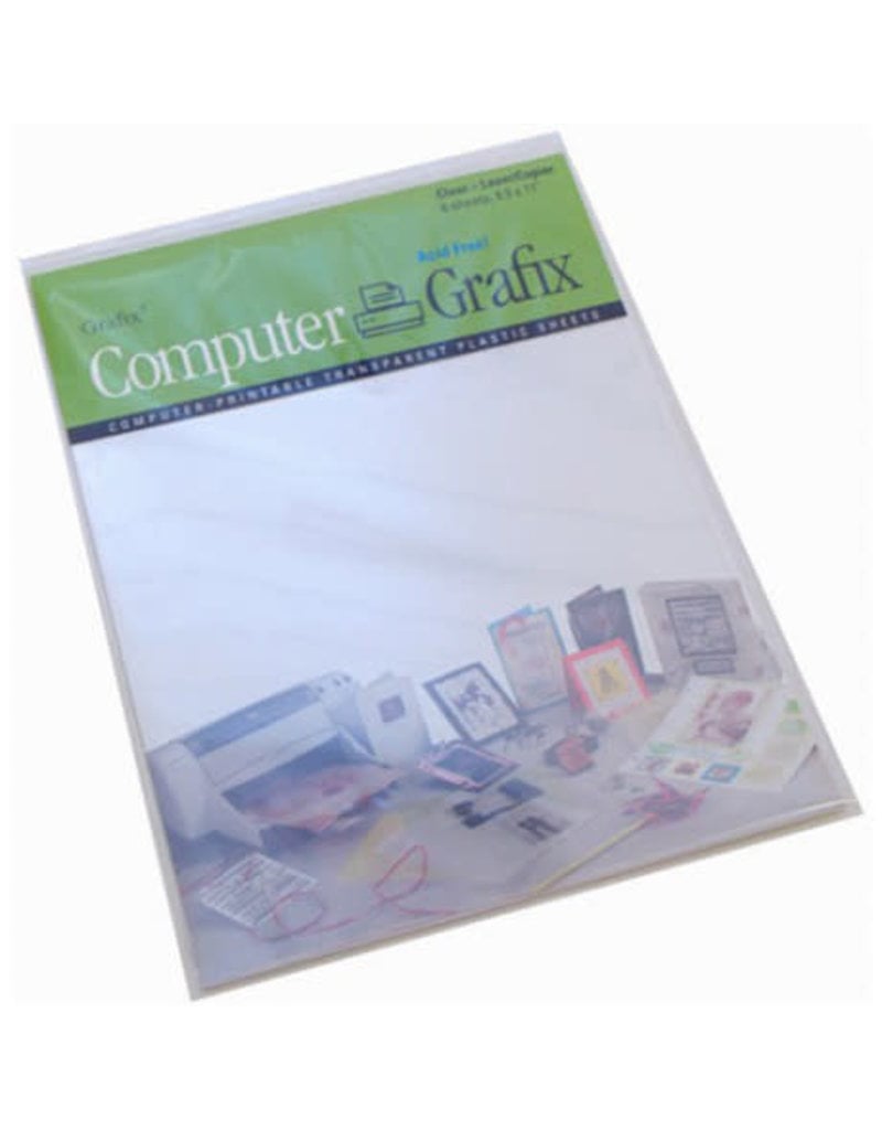 GRAFIX Pk/6 Clear Laser/Copier Film 8.5X11
