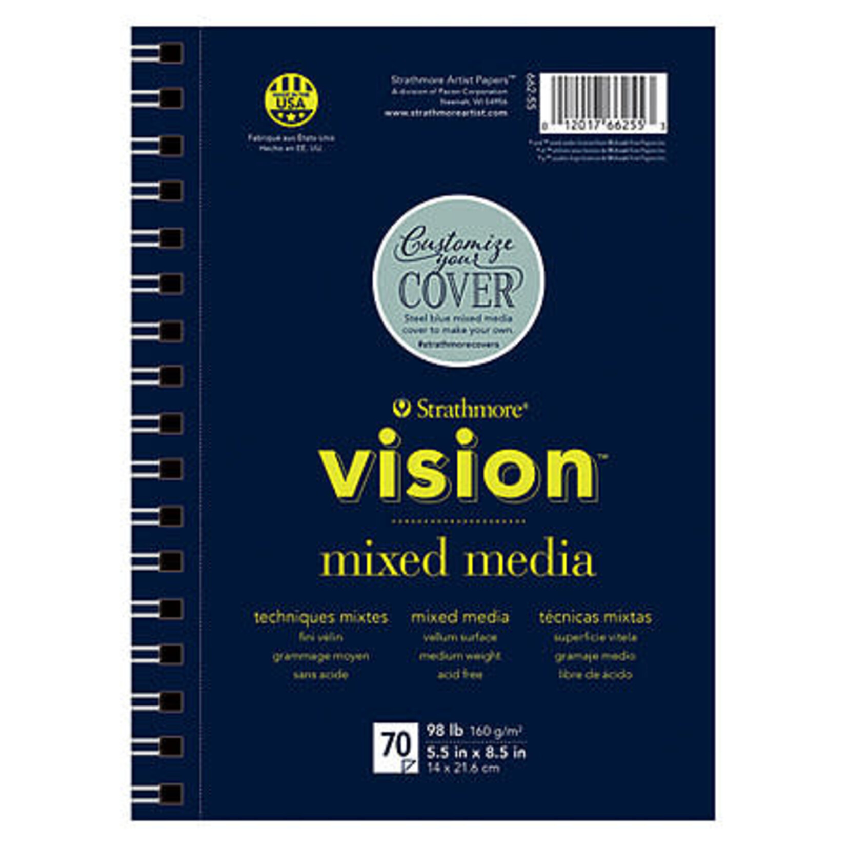 Strathmore Discontinued- Vision Mixed Media Paper Pads, 9'' X 12''
